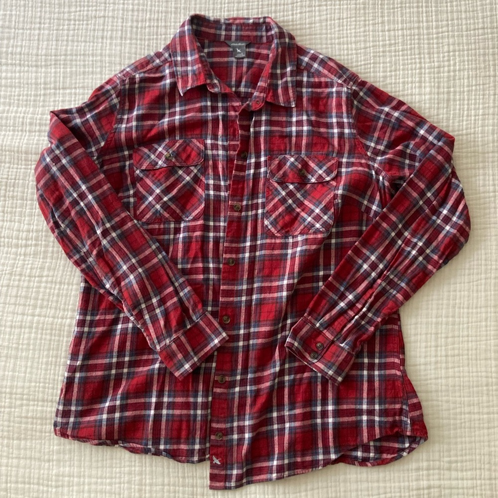 Eddie Bauer Striped Flannel